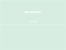 Tablet Screenshot of johnsudarsky.com